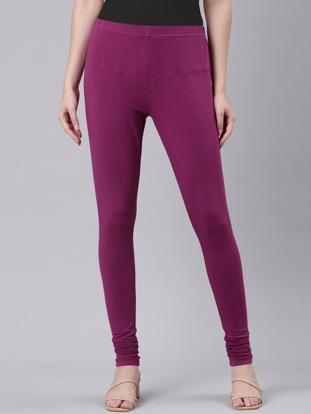 

DIXCY SCOTT Slimz Churidar-Length Leggings, Purple