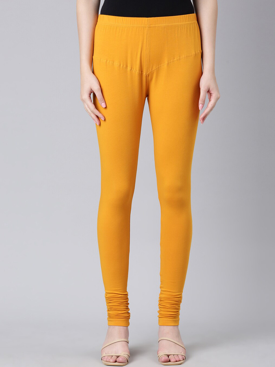 

DIXCY SCOTT Slimz Churidar-Length Leggings, Yellow