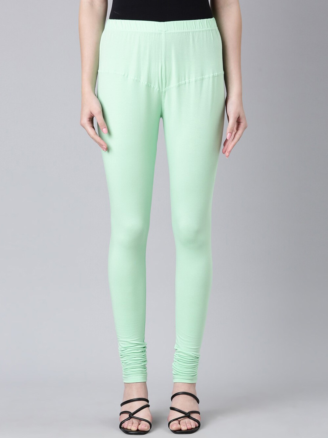 

DIXCY SCOTT Slimz Churidar-Length Leggings, Green