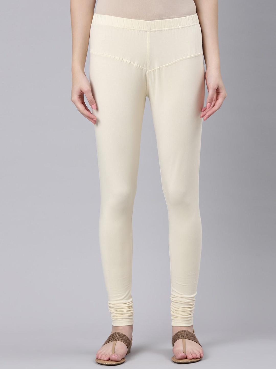 

DIXCY SCOTT Slimz Churidar-Length Leggings, White