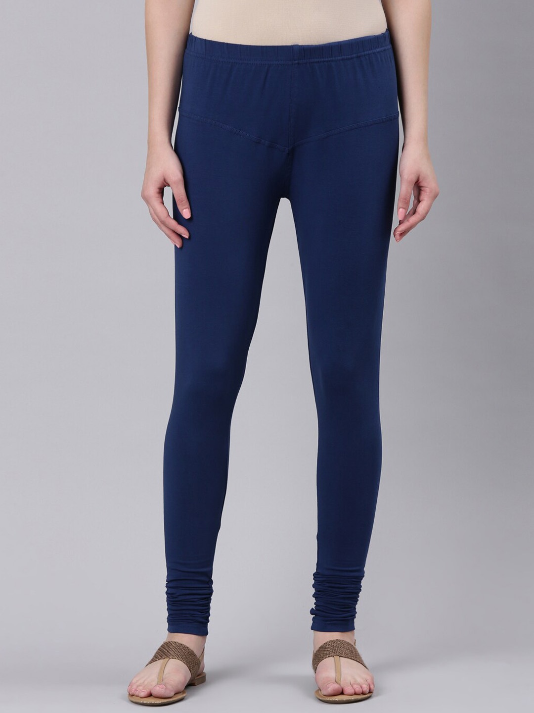 

DIXCY SCOTT Slimz Churidar-Length Leggings, Navy blue