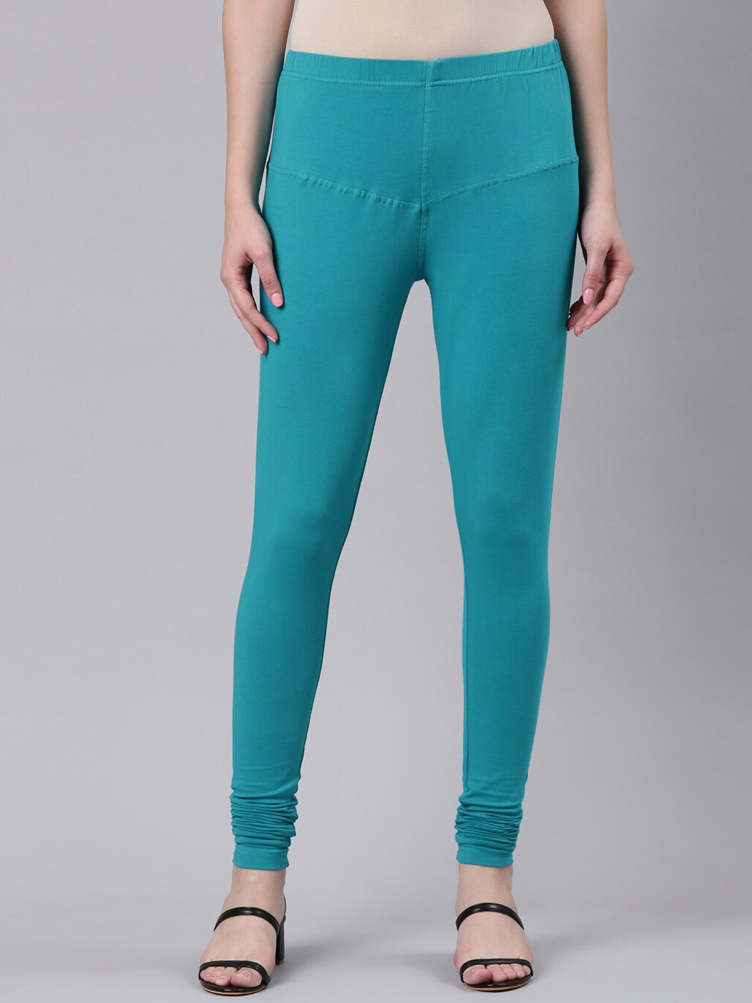 

DIXCY SCOTT Slimz Churidar Length Leggings, Blue