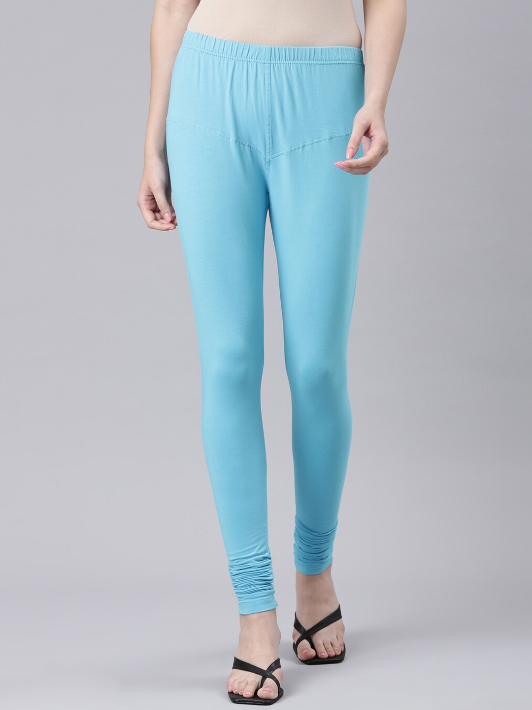 

DIXCY SCOTT Slimz Churidar Length Leggings, Blue