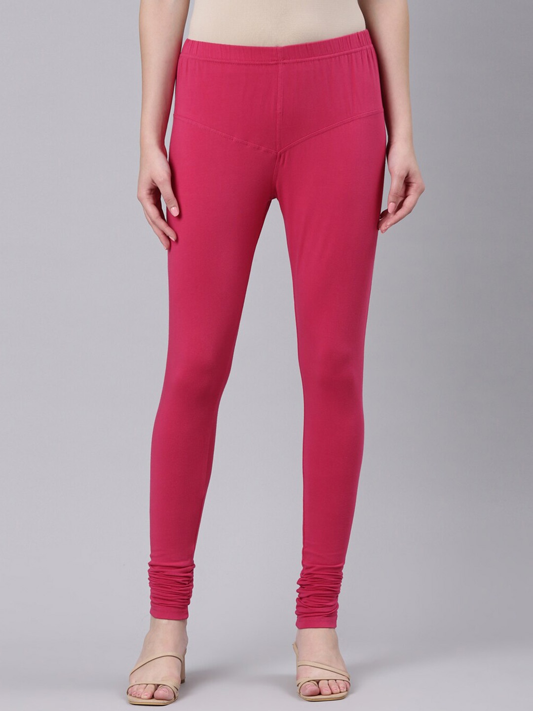 

DIXCY SCOTT Slimz Churidar Length Leggings, Pink
