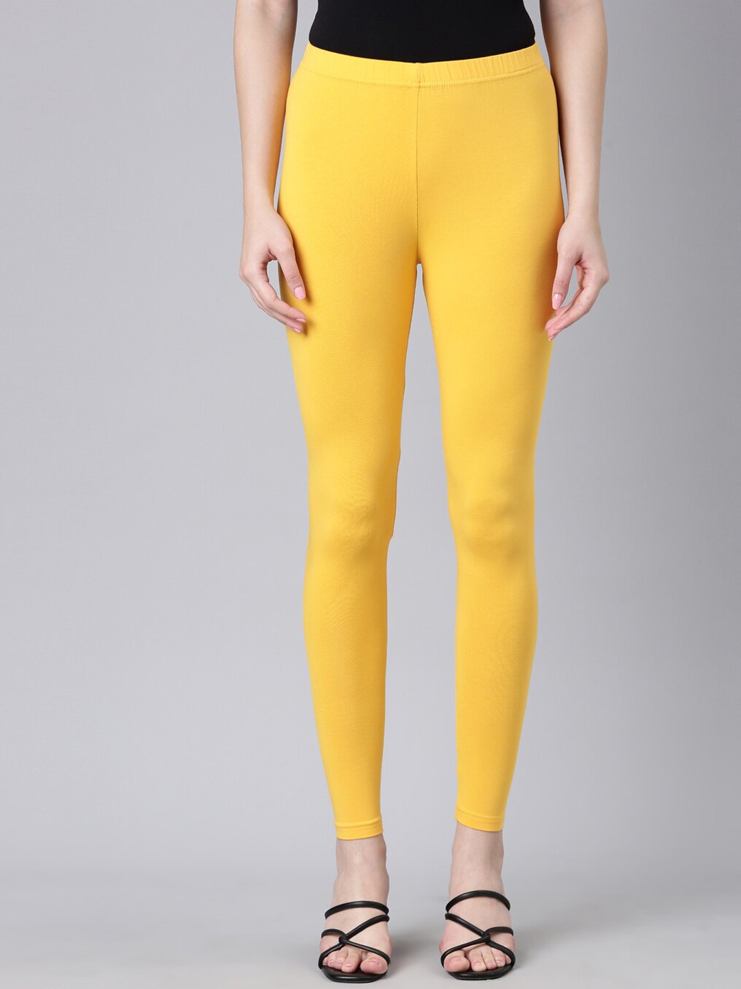 

DIXCY SCOTT Slimz Ankle Length Leggings, Yellow