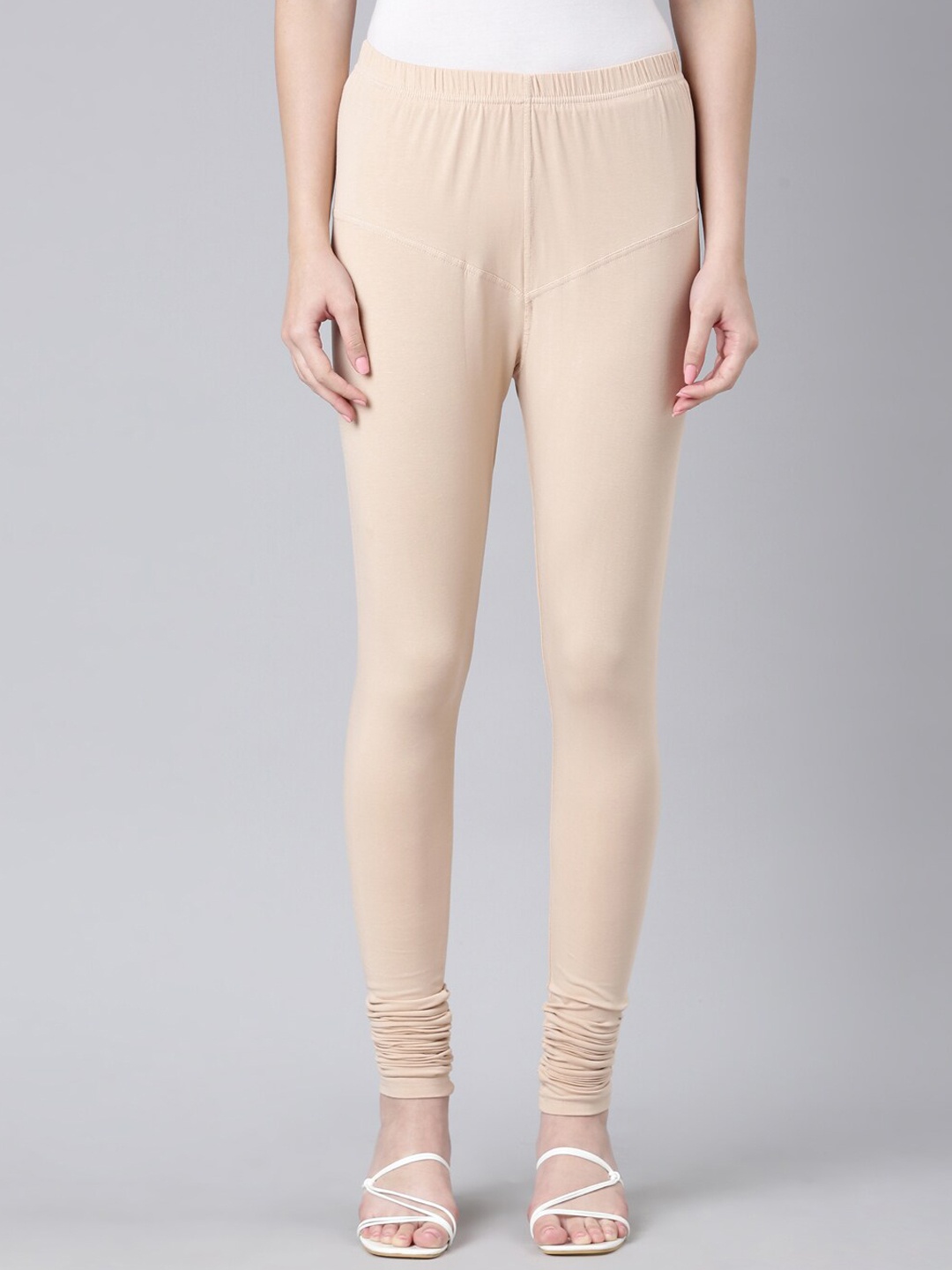 

DIXCY SCOTT Slimz Churidar Length Leggings, Cream