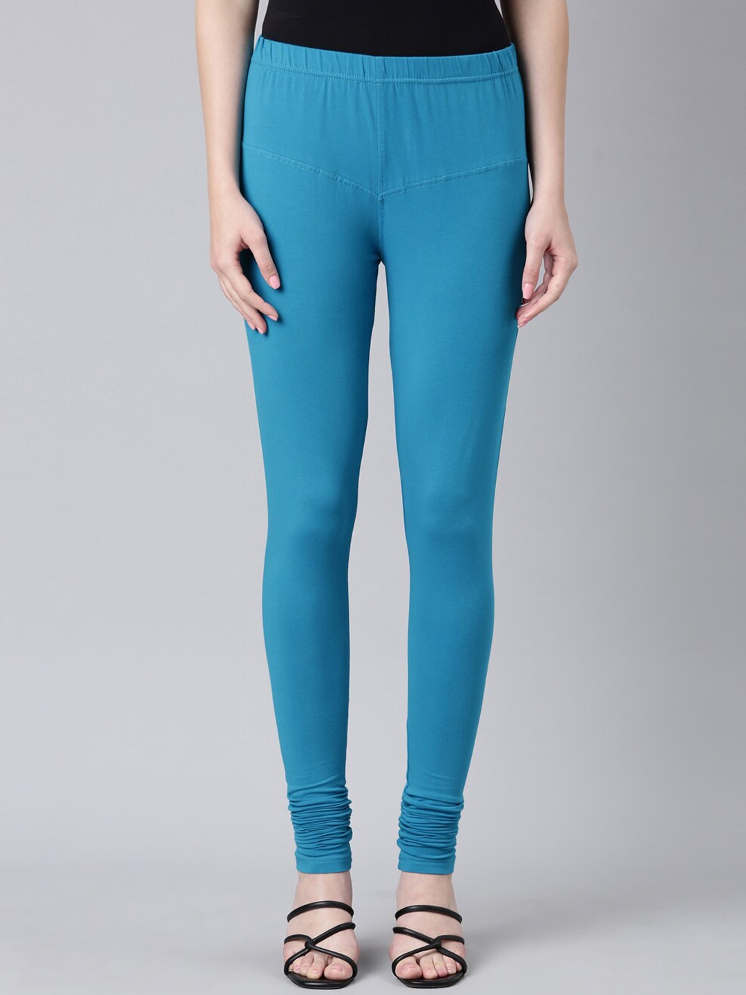 

DIXCY SCOTT Slimz Churidar Length Leggings, Blue