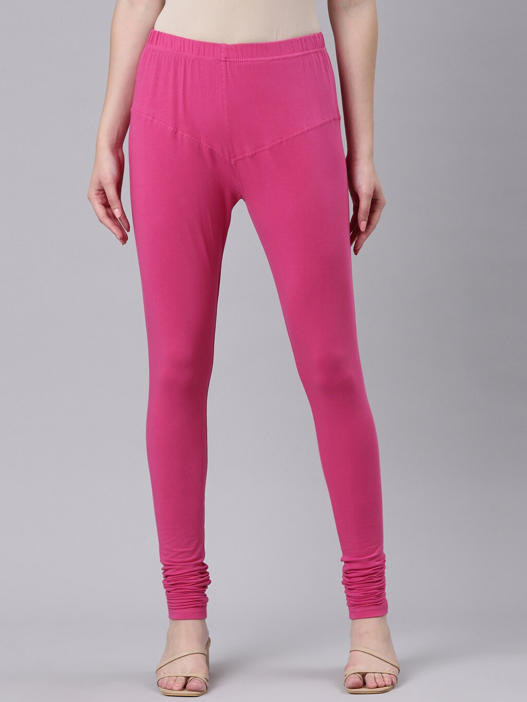 

DIXCY SCOTT Slimz Churidar-Length Leggings, Pink