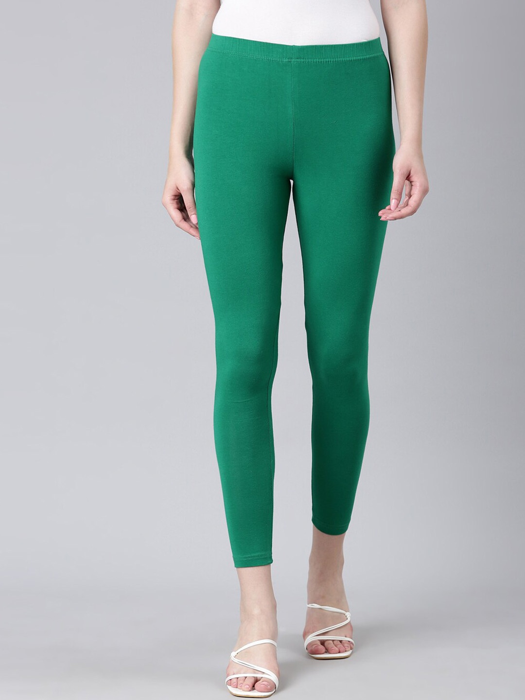 

DIXCY SCOTT Slimz Ankle-Length Leggings, Green
