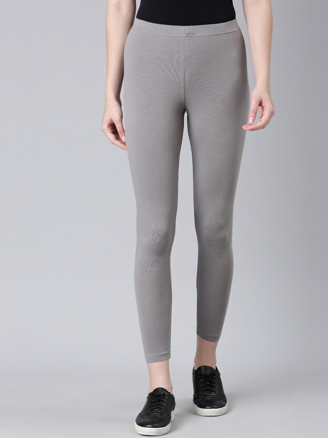 

DIXCY SCOTT Slimz Ankle-Length Leggings, Grey