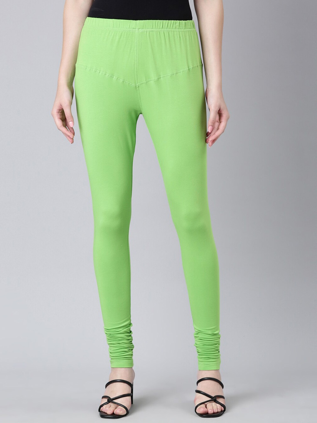 

DIXCY SCOTT Slimz Churidar-Length Leggings, Green