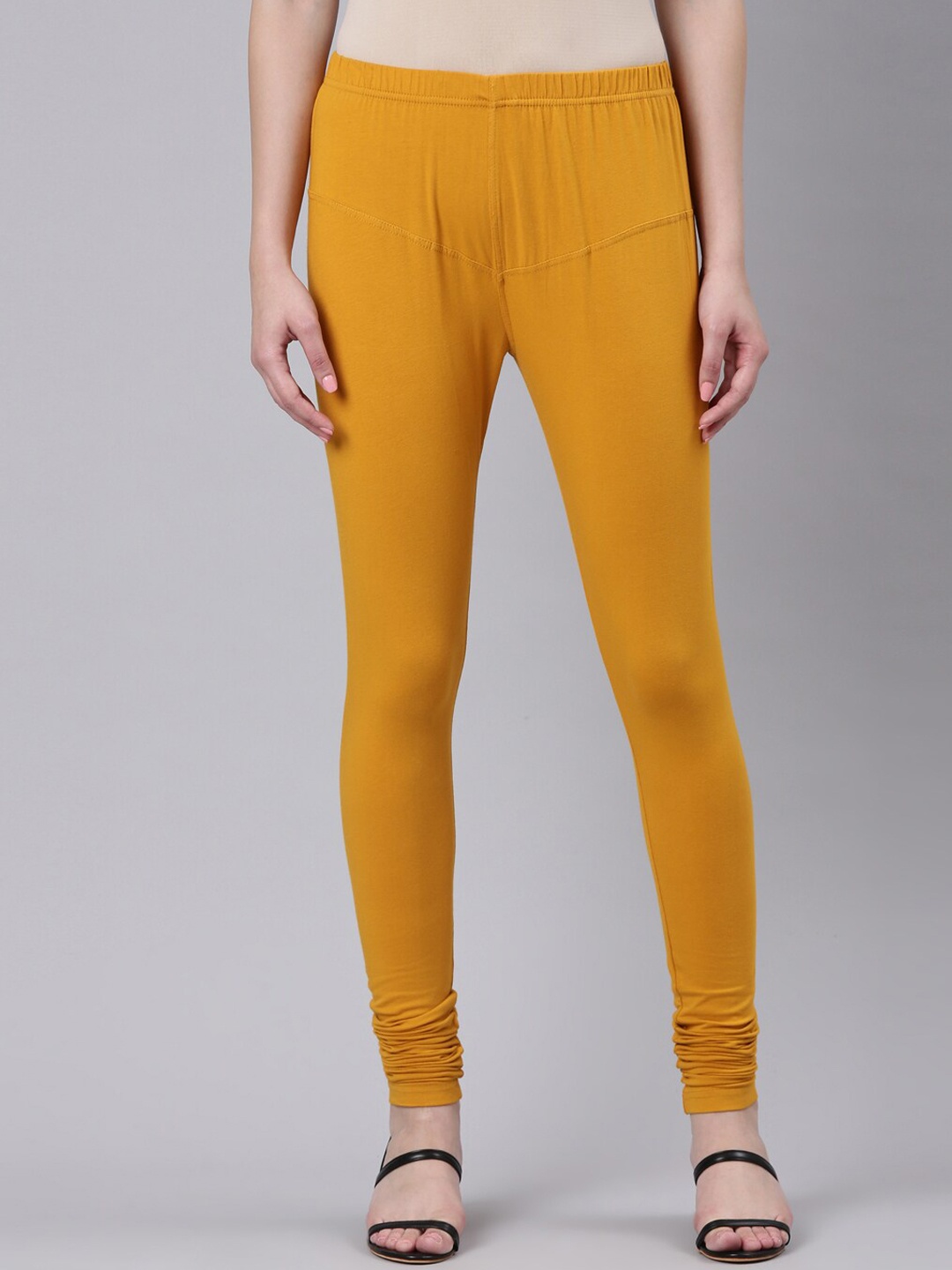 

DIXCY SCOTT Slimz Churidar-Length Leggings, Yellow