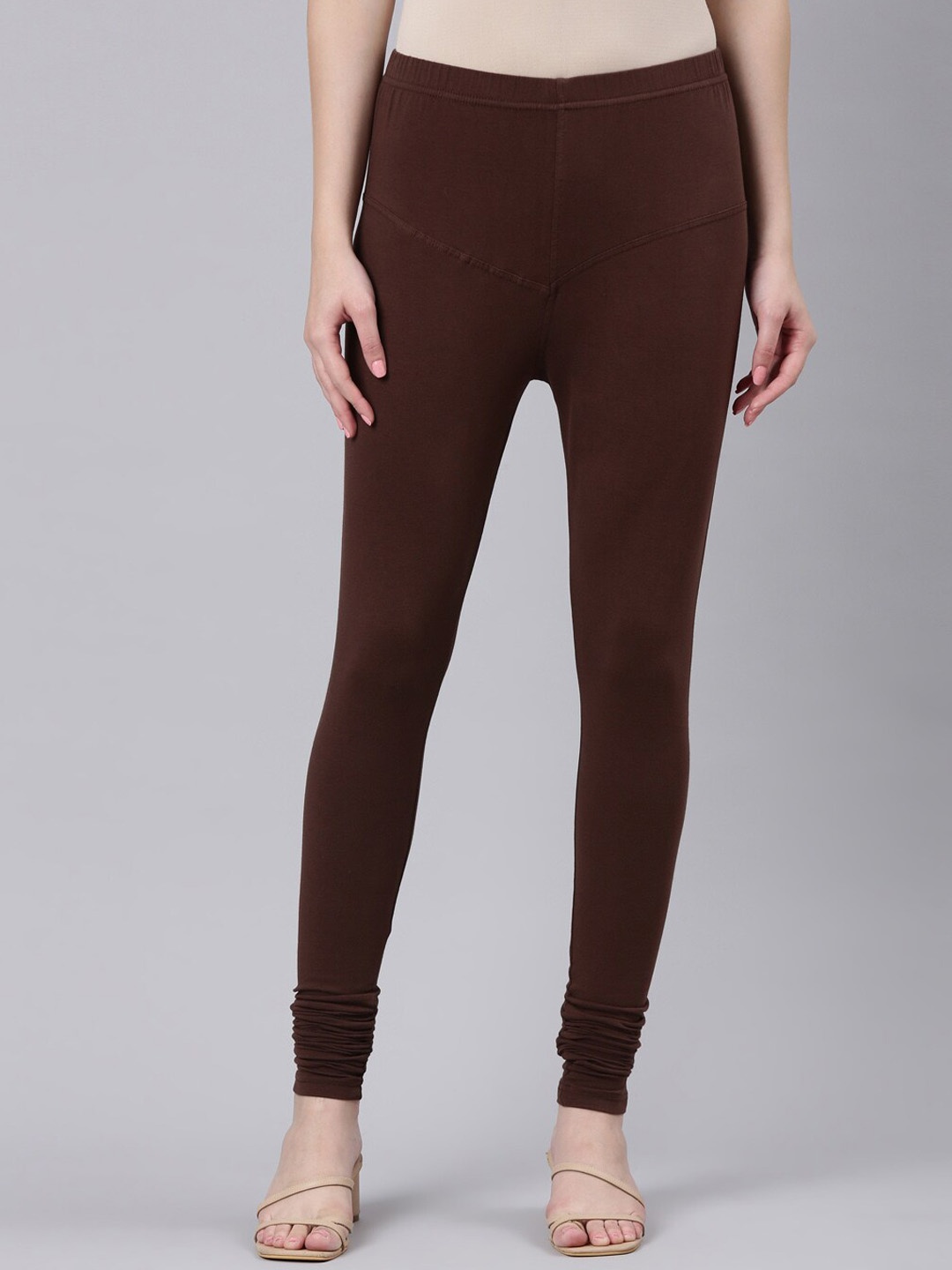 

DIXCY SCOTT Slimz Churidar-Length Leggings, Brown