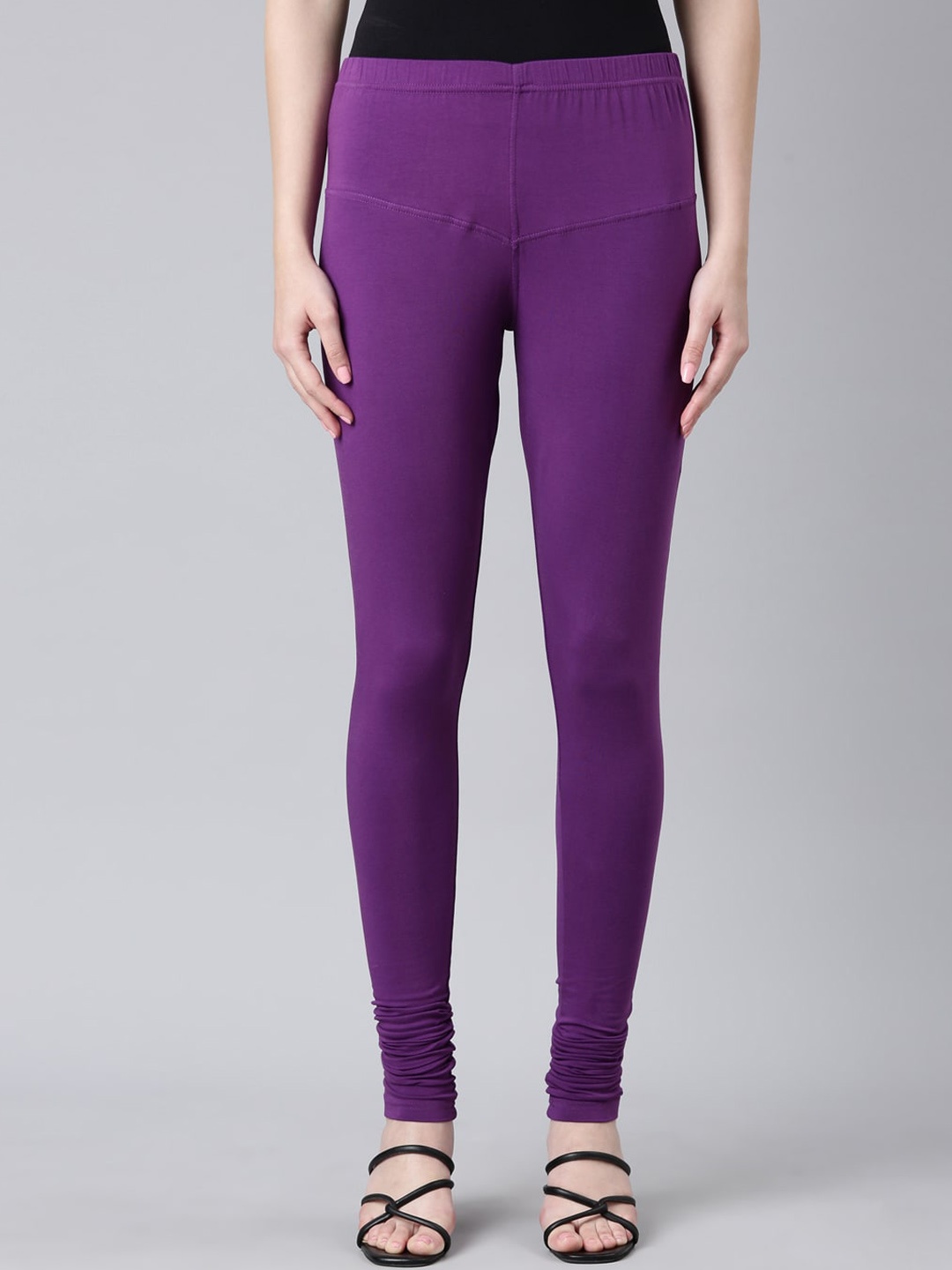 

DIXCY SCOTT Slimz Churidar-Length Leggings, Purple