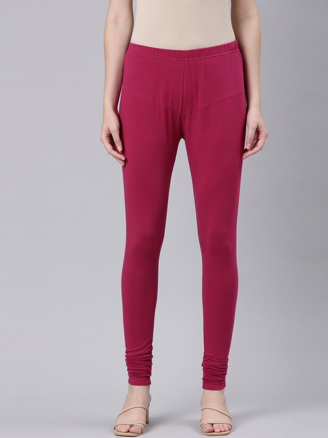 

DIXCY SCOTT Slimz Churidar-Length Leggings, Pink