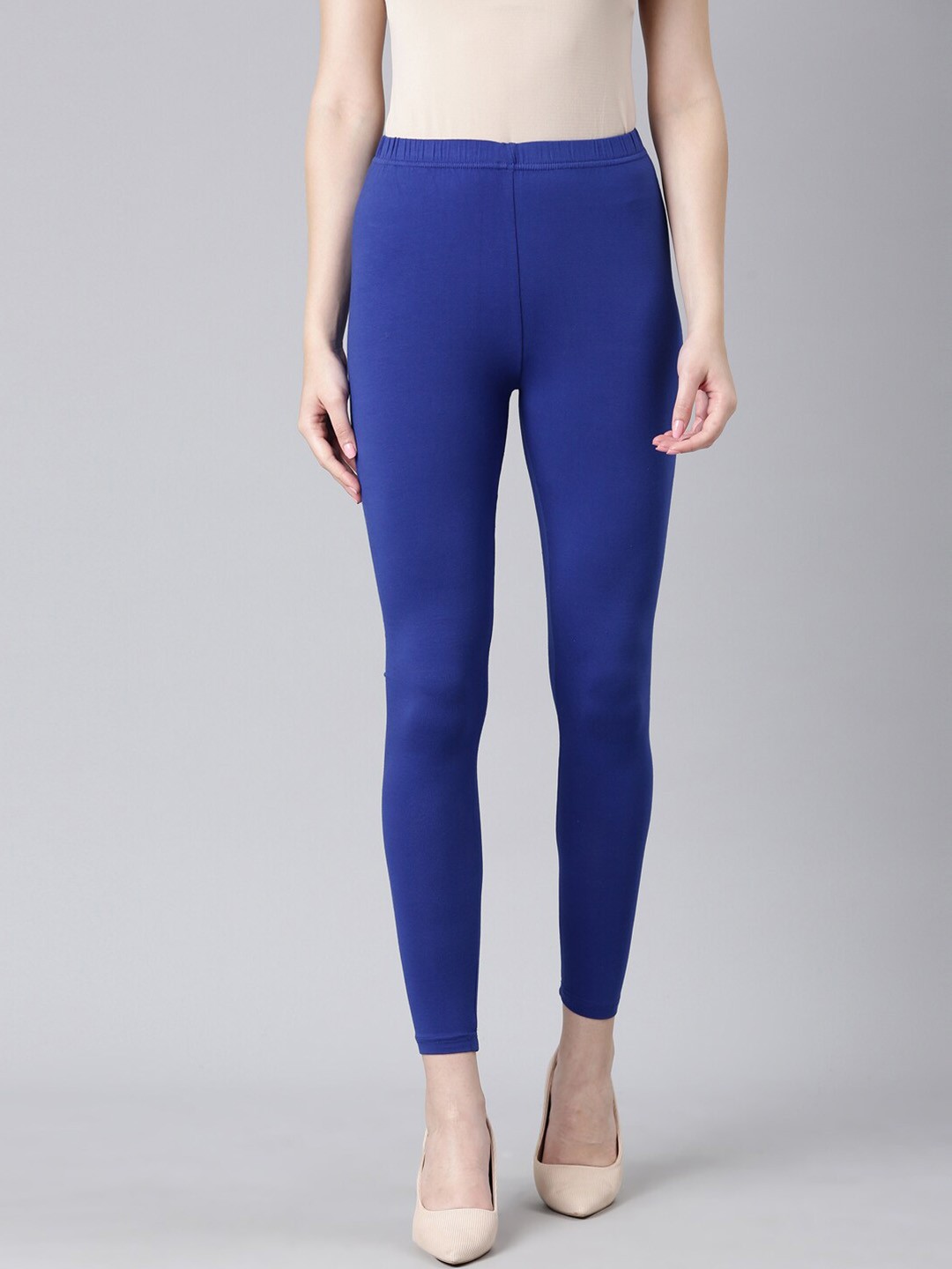 

DIXCY SCOTT Slimz Ankle-Length Leggings, Blue