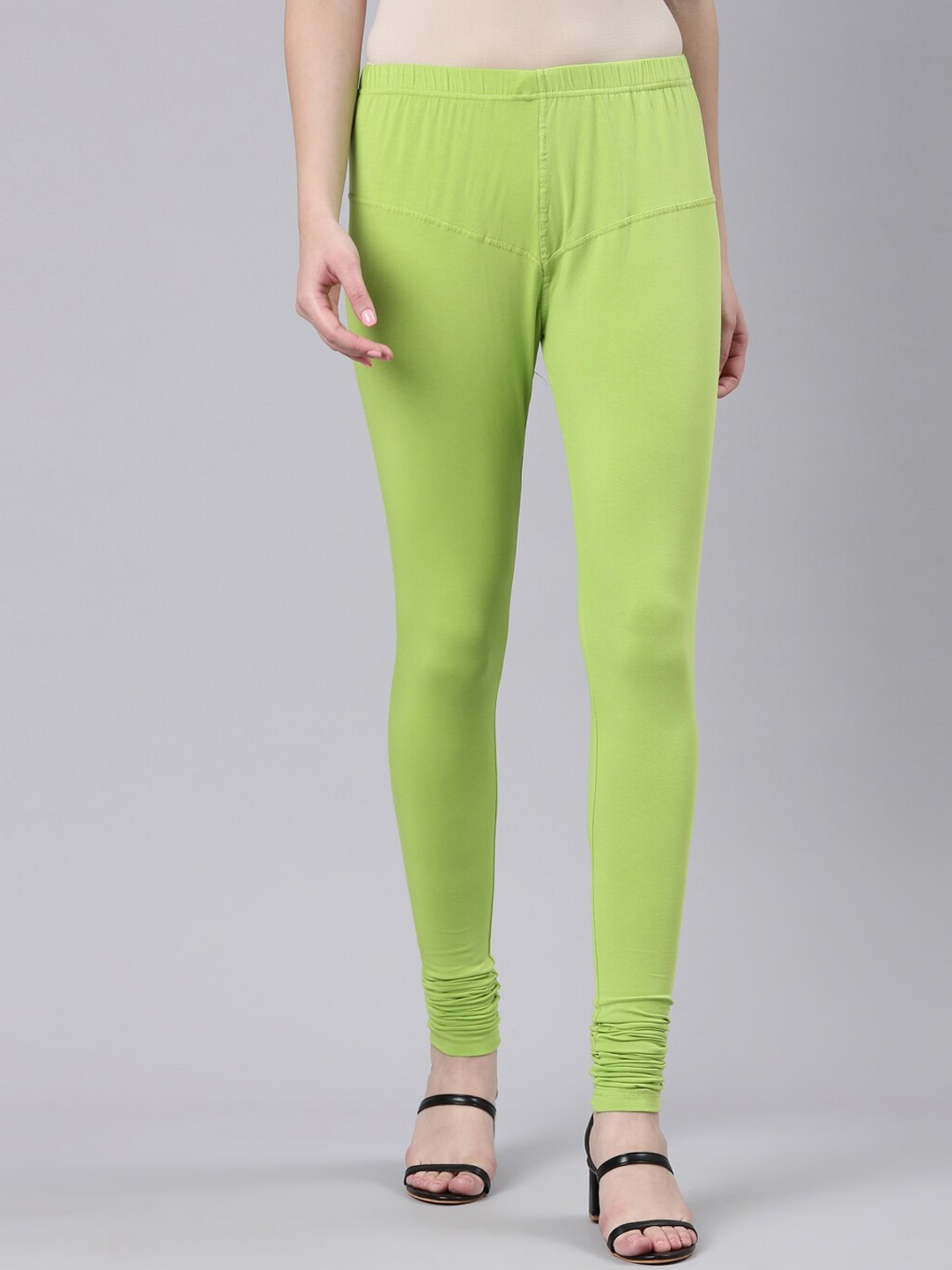 

DIXCY SCOTT Slimz Churidar Length Leggings, Green