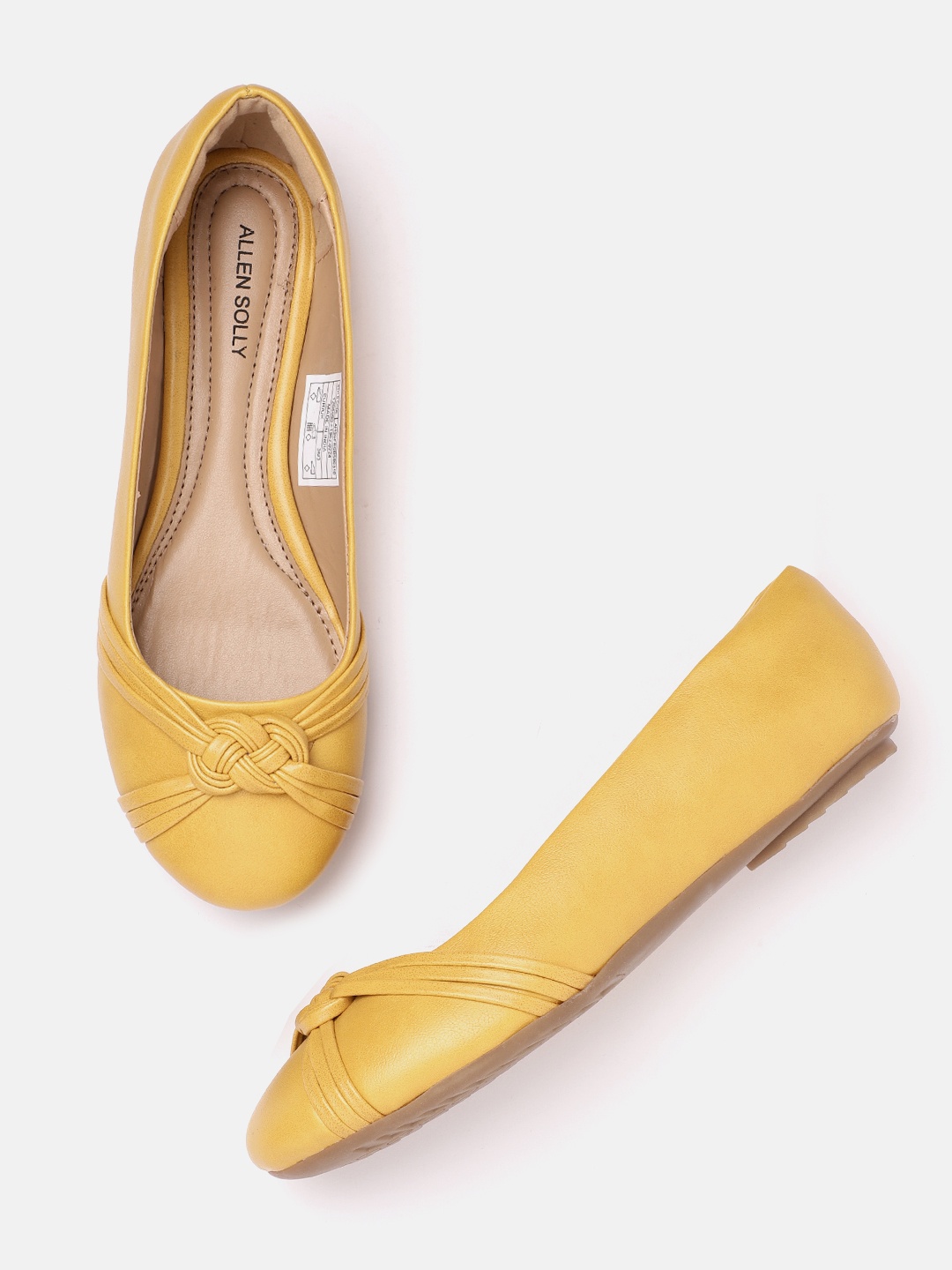 

Allen Solly Women Ballerinas With Knot Detail, Yellow