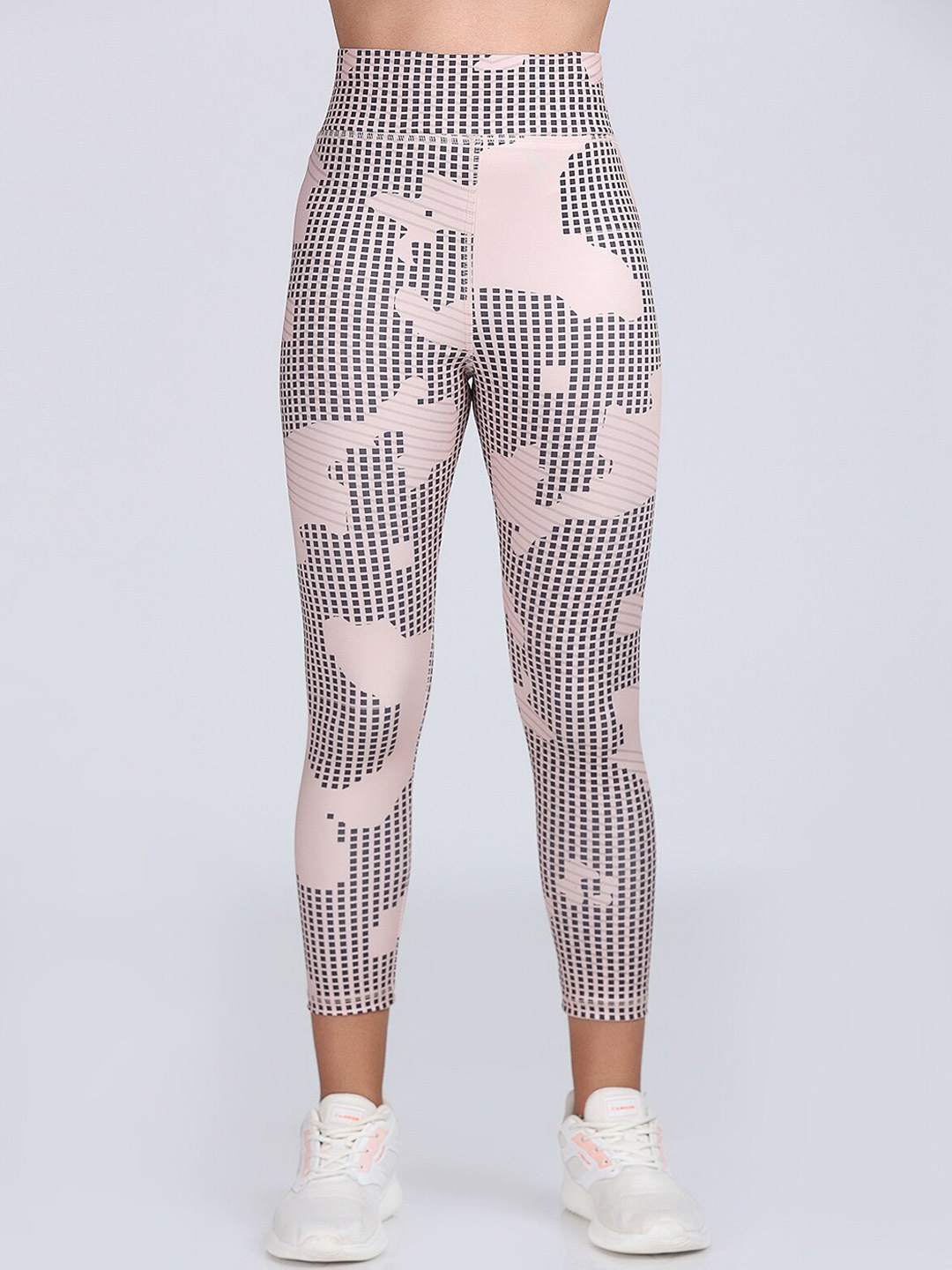 

Apraa & Parma Printed Ankle-Length Tights, Pink