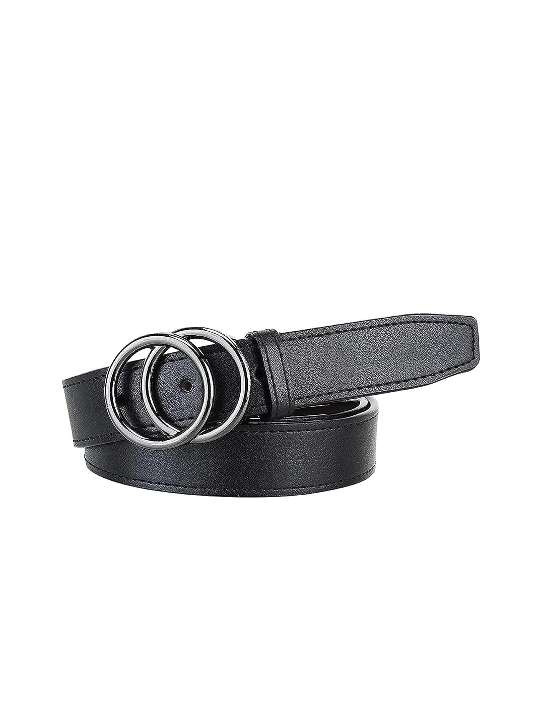 

Zacharias Women Leather Belt, Black