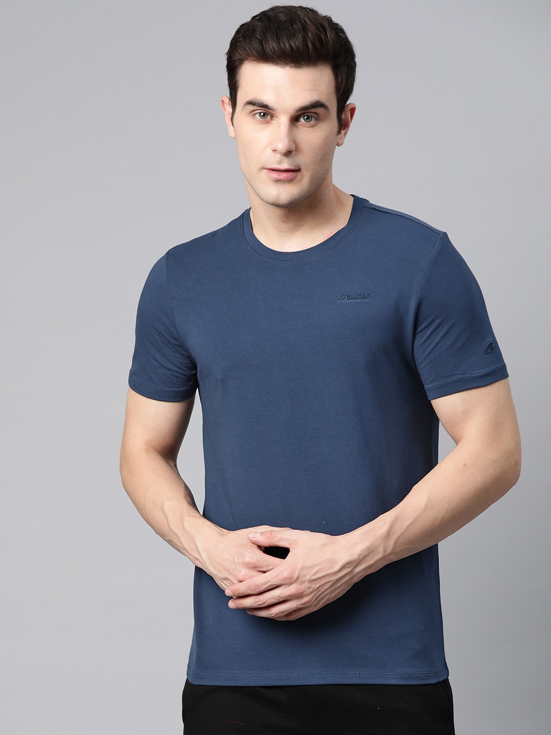 

Alcis Solid Stretchex Slim Fit T-shirt, Blue