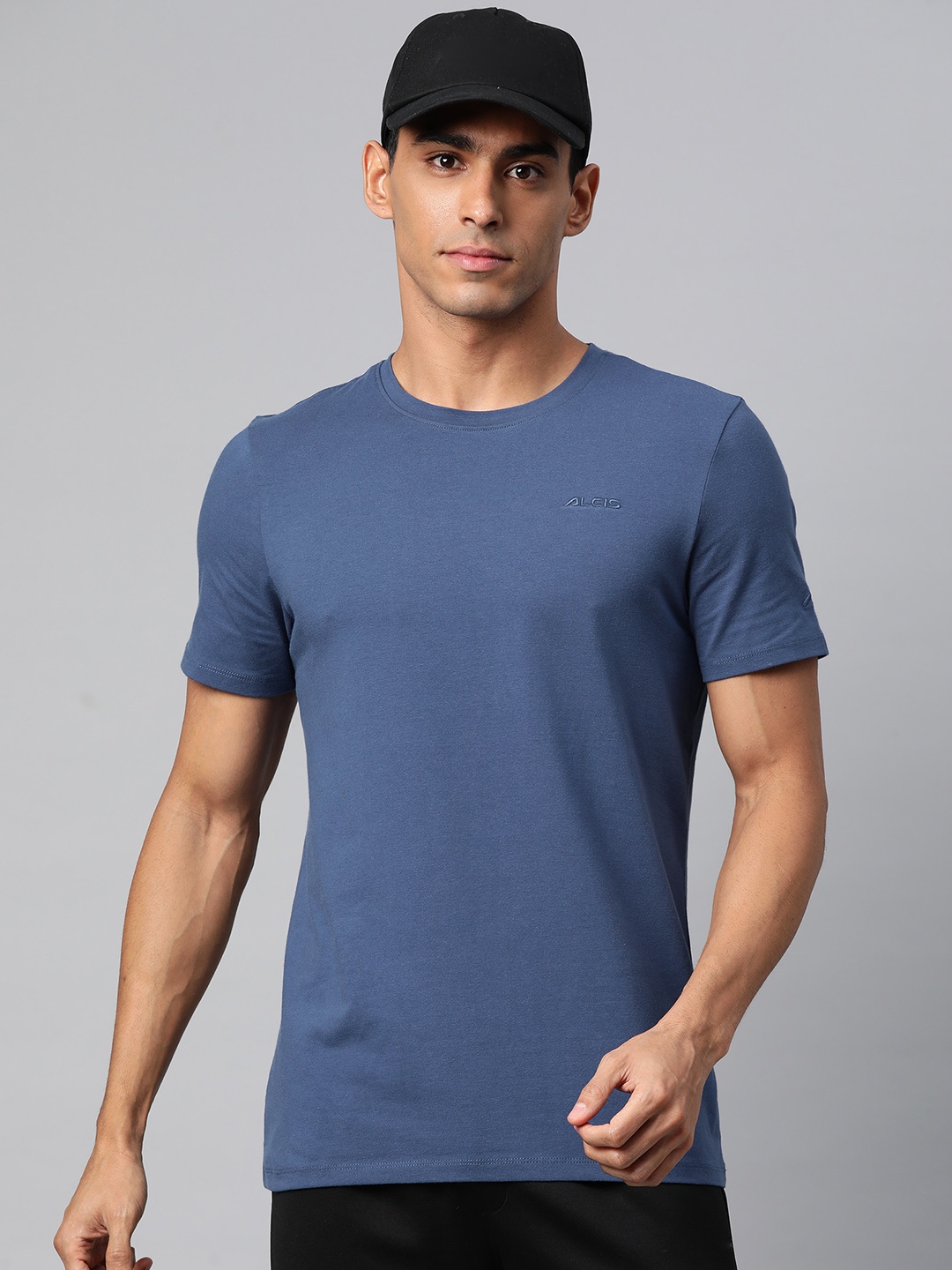 

Alcis Solid Stretchex Slim Fit T-shirt, Blue