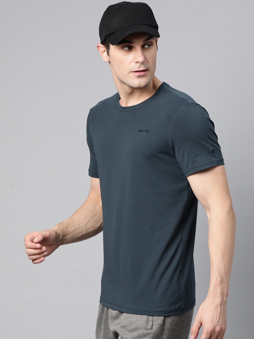 

Alcis Solid Stretchex Slim Fit T-shirt, Blue