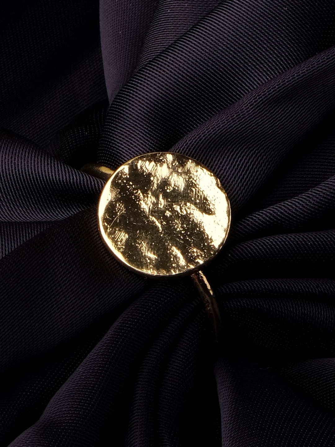 

XPNSV Gold Plated Anti-Tarnis Adjustable Finger Ring