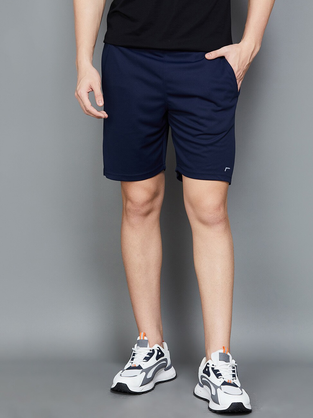 

Fame Forever by Lifestyle Men Mid-Rise Sports Shorts, Navy blue