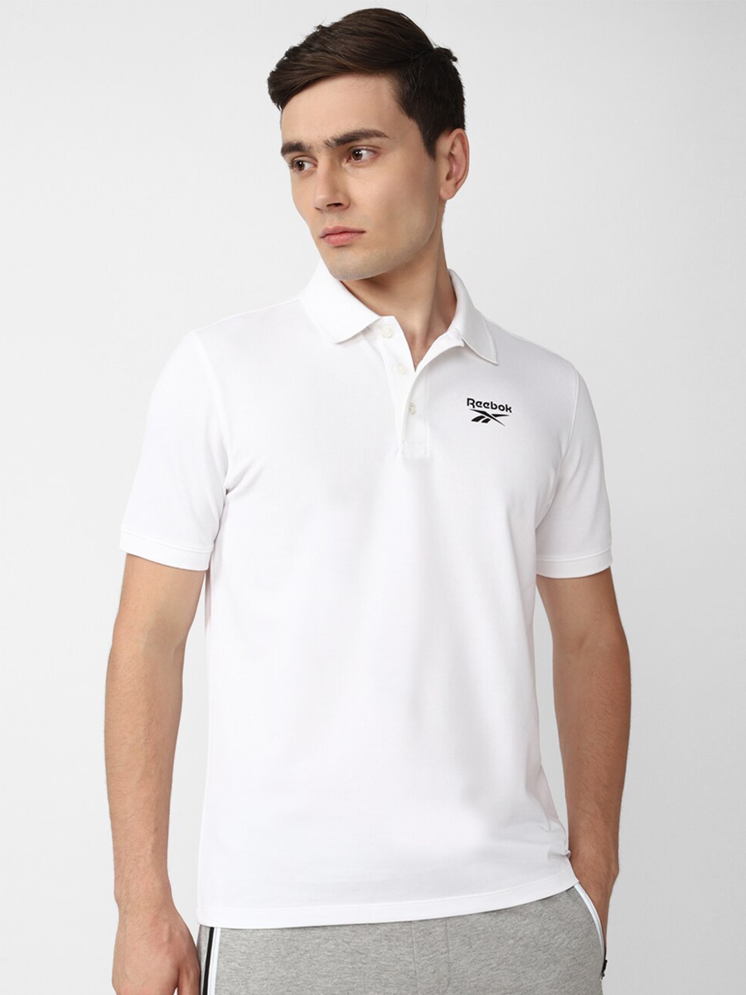 

Reebok Slim-Fit Training T-Shirt, White