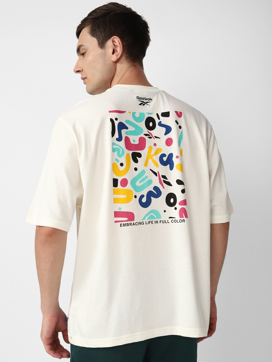 

Reebok Classics Pure-Cotton T-Shirt, White