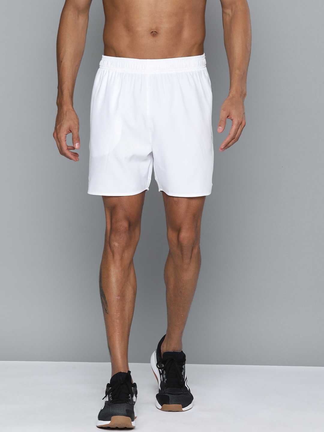 

HRX by Hrithik Roshan Men Solid Rapid-Dry Running Sports Shorts, White