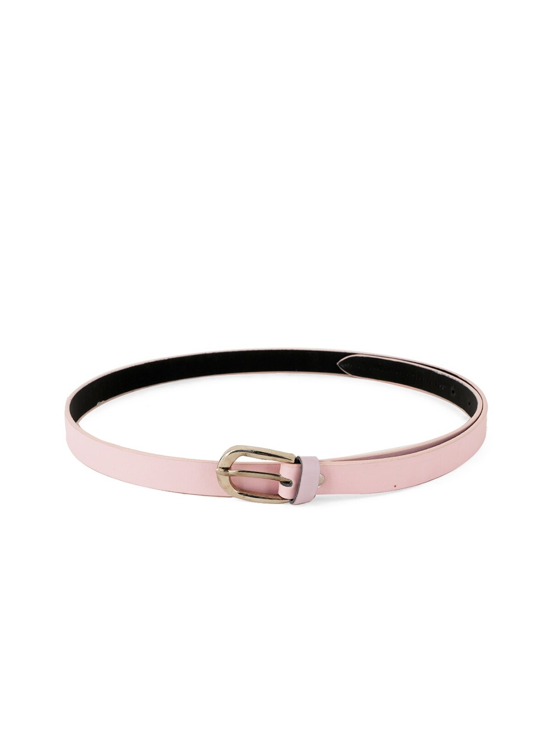 

Style Shoes Women Textured Formal Slim Belt, Pink