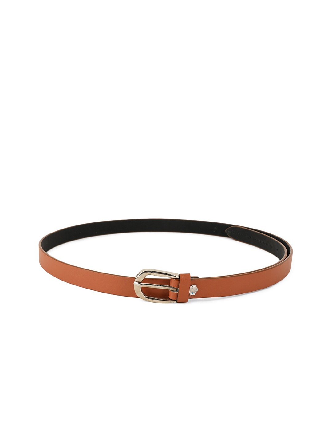 

Style Shoes Women Textured Formal Belt, Tan