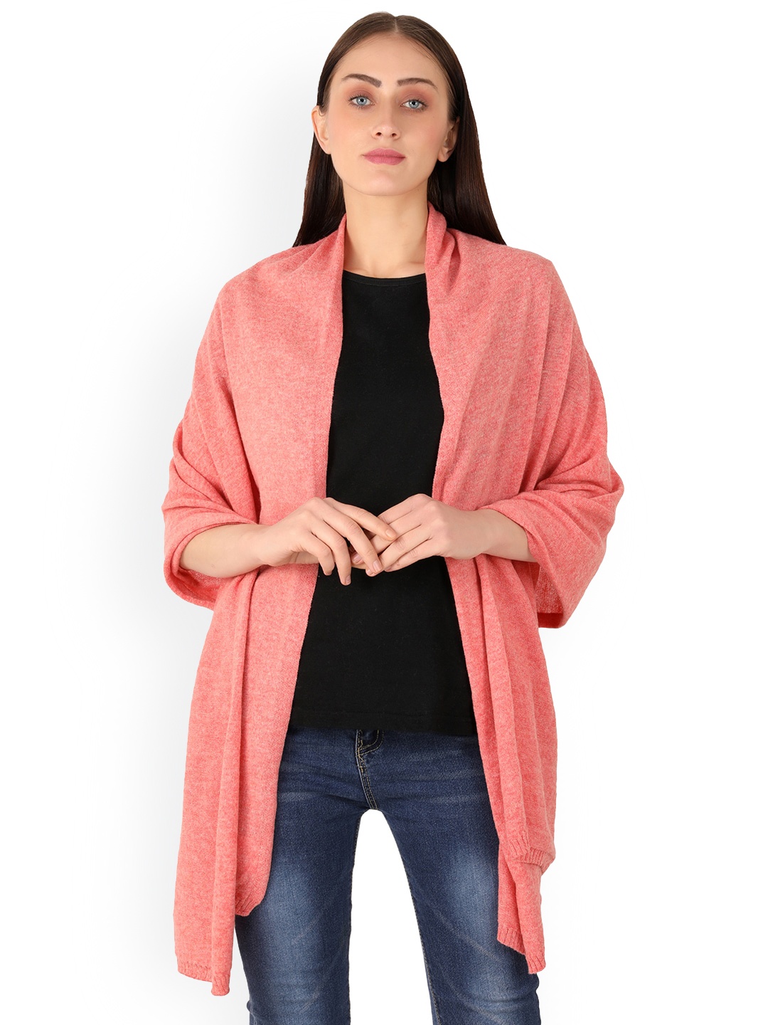 

Pluchi Soft Knitted Shawl, Pink