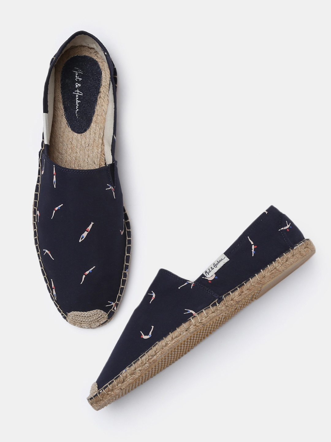 

Mast & Harbour Men Navy Blue Espadrilles