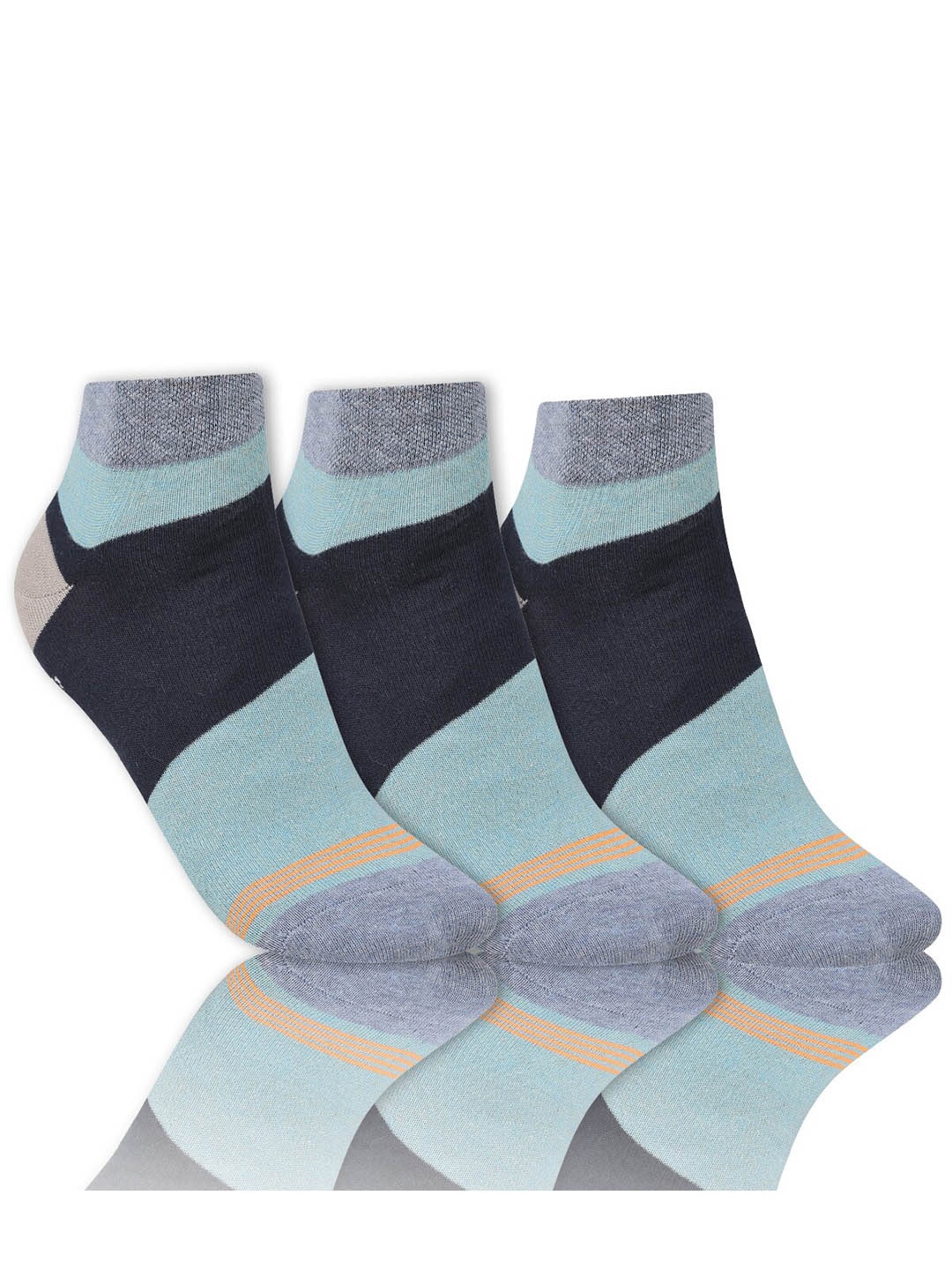 

Dollar Socks Men Pack Of 3 Ankle-Length Socks, Green