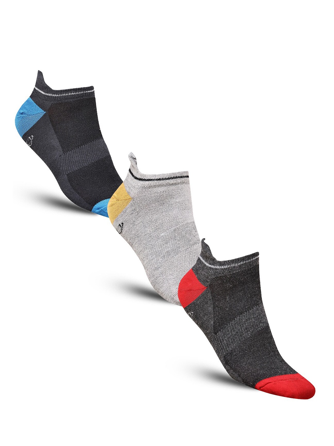

Dollar Socks Men Pack Of 3 Ankle-Length Socks, Blue