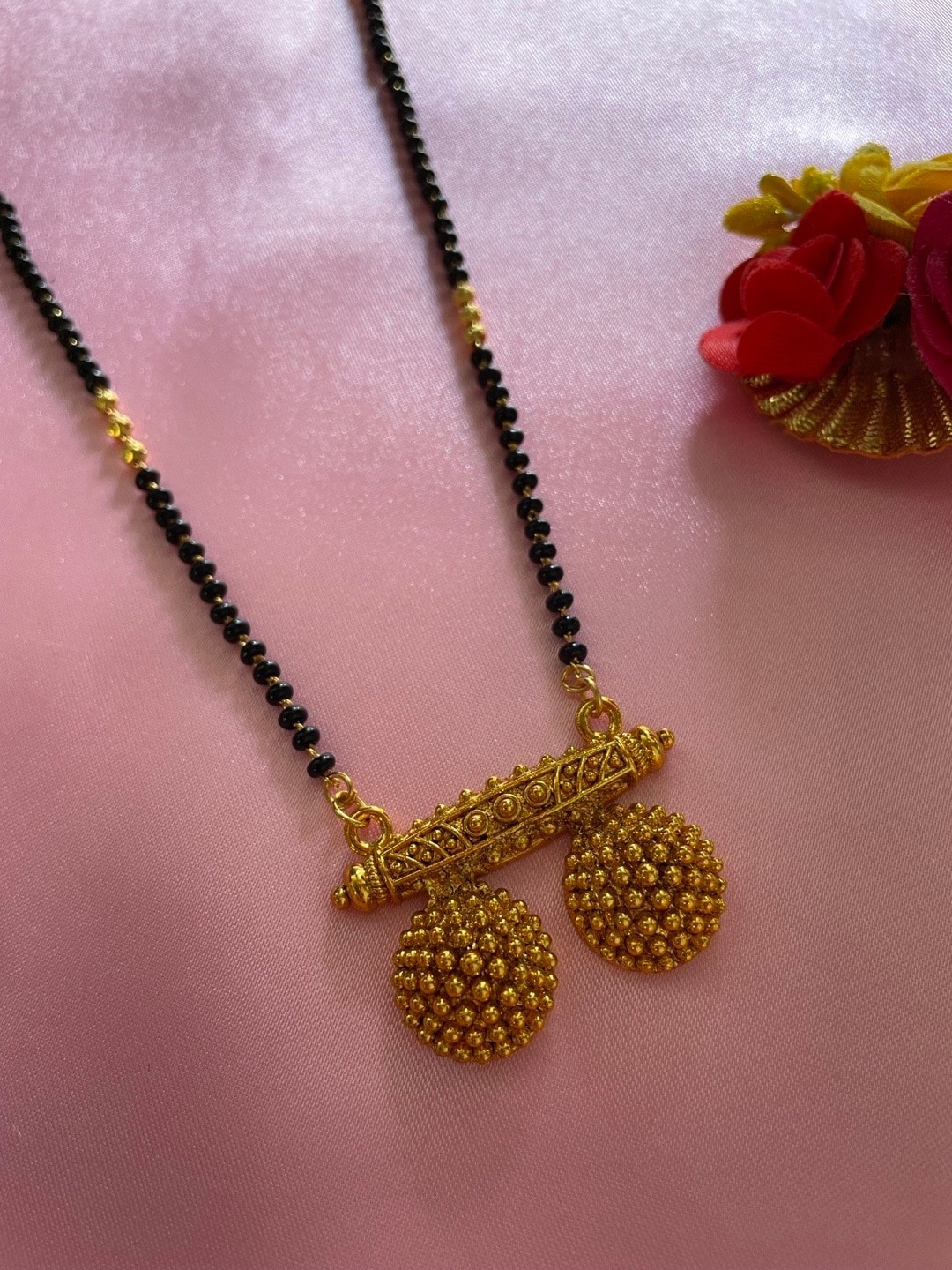 

Digital Dress Room Gold Plated Beaded Mangalsutra