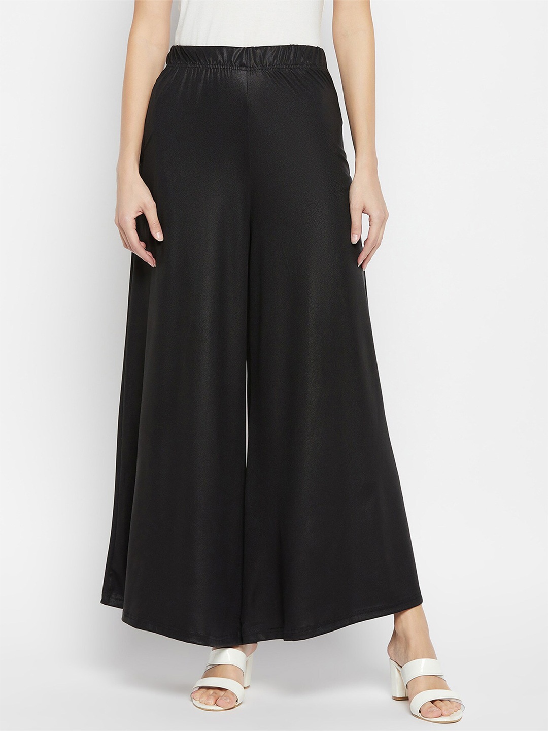 

THE PAJAMA FACTORY Mid Rise Wide Leg Palazzo, Black