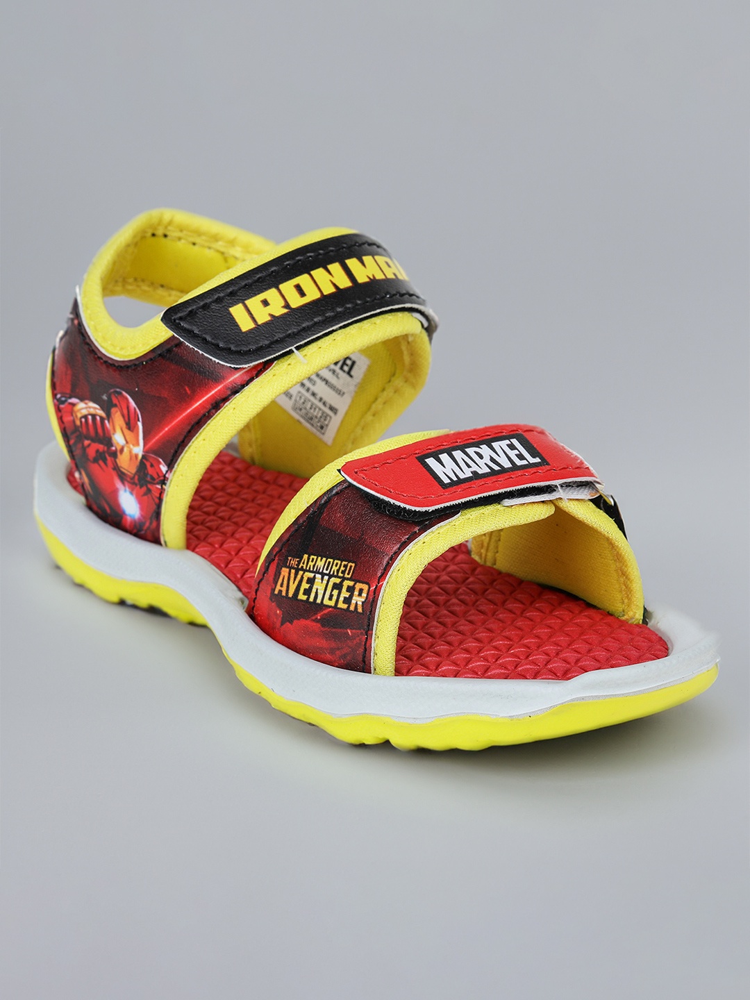 

toothless Boys Marvel Avengers Printed Sports Sandals, Red