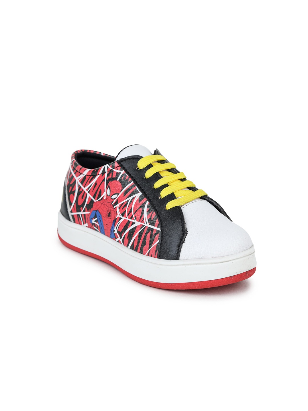 

toothless Boys Spider-Man Printed Comfort Insole Sneakers, Red