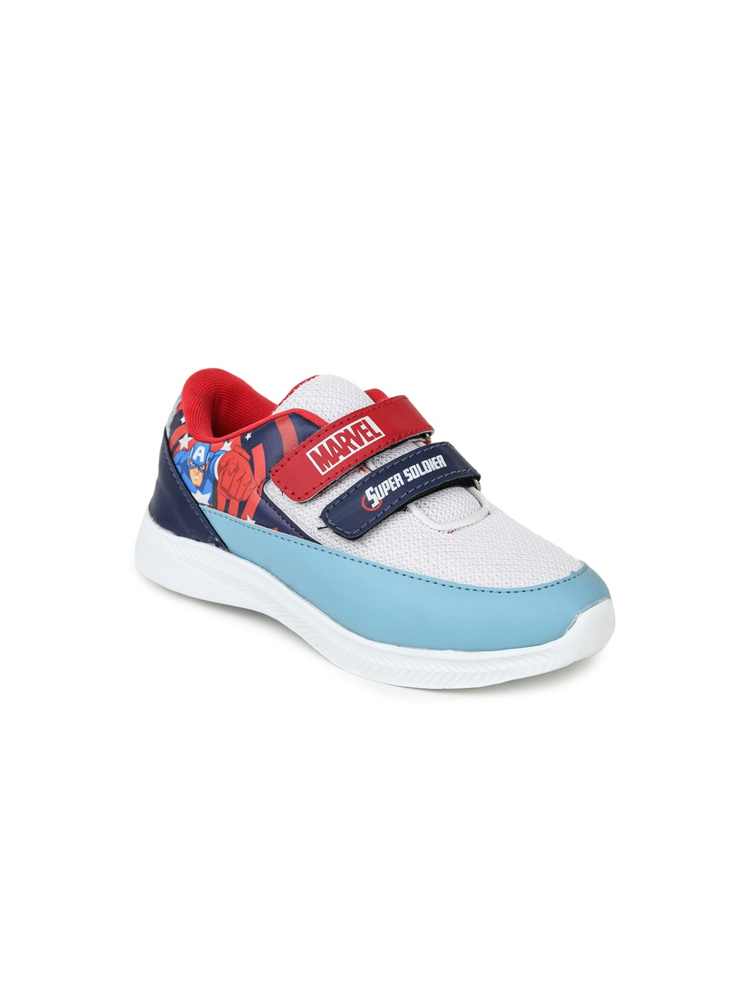 

toothless Boys Avengers Printed Mesh Comfort Insole Sneakers, Blue