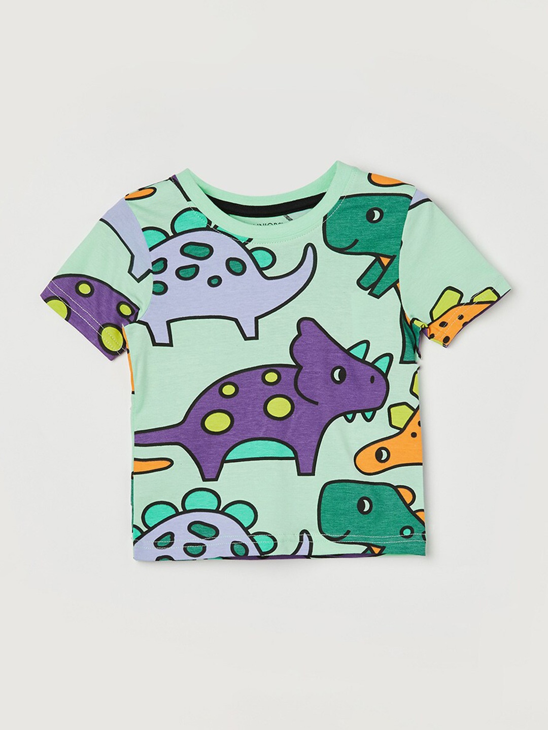 

Juniors by Lifestyle Boys Graphic Printed Round Neck Cotton T-shirt, Green