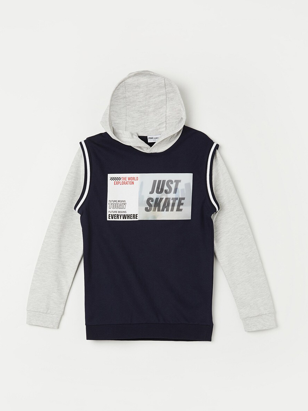 

Fame Forever by Lifestyle Boys Blue Printed Sweatshirt