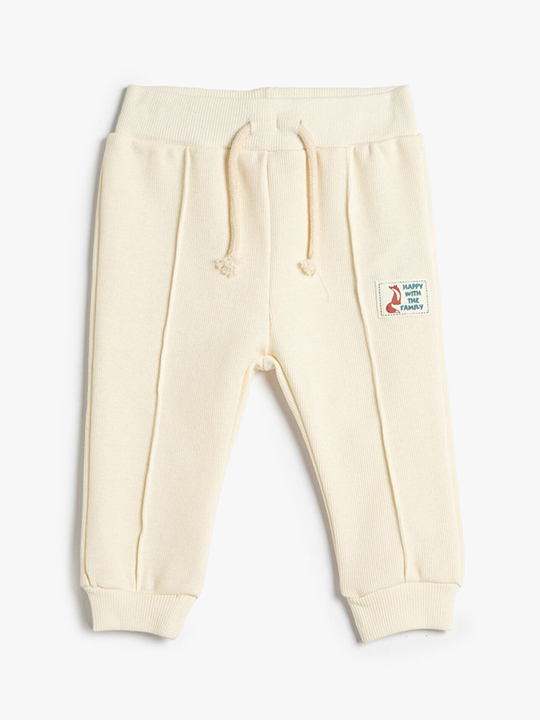 

Koton Infant Boys Mid-Rise Pure Cotton Joggers, Beige