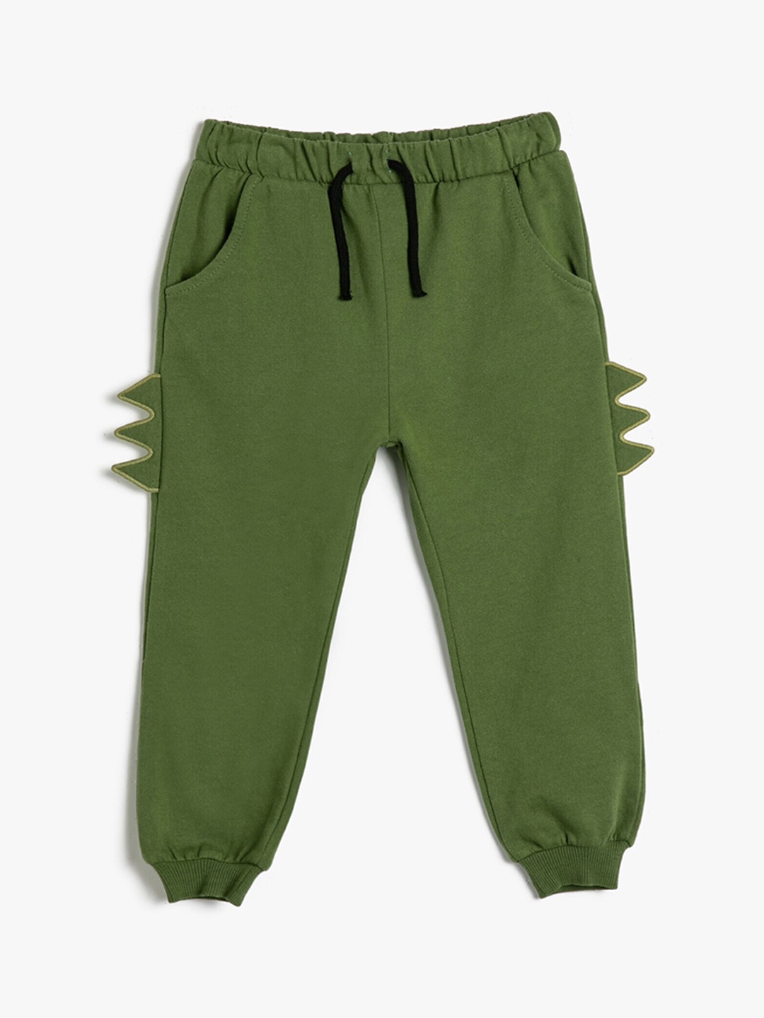 

Koton Infants Regular Fit Mid Rise Pure Cotton Joggers, Olive