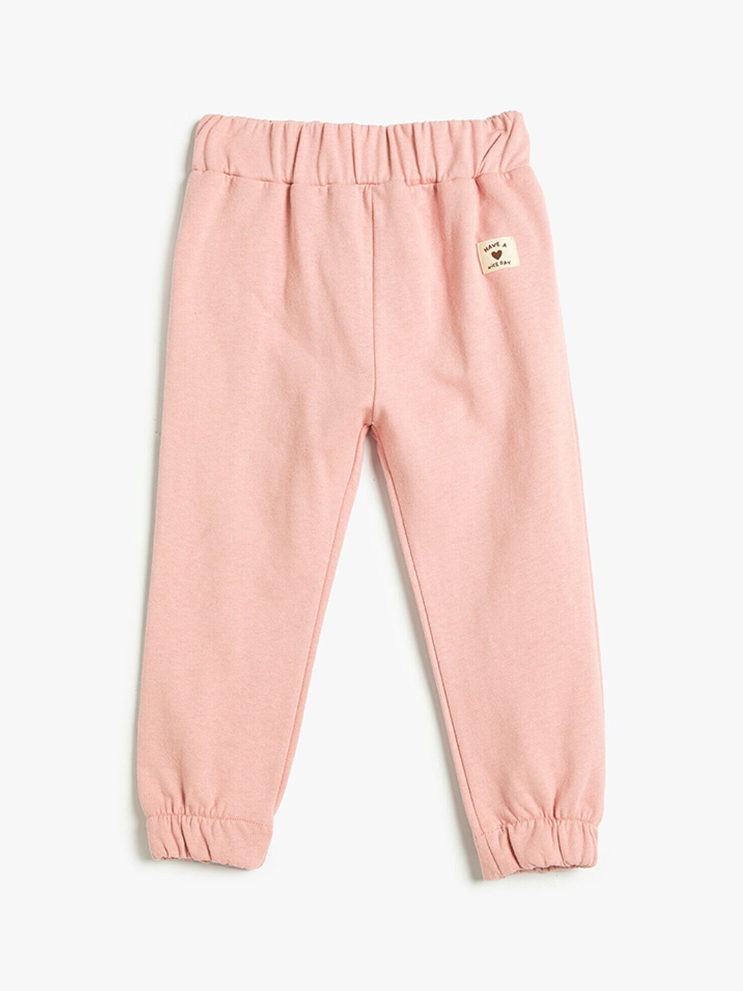 

Koton Infants Regular Fit Mid Rise Pure Cotton Joggers, Pink