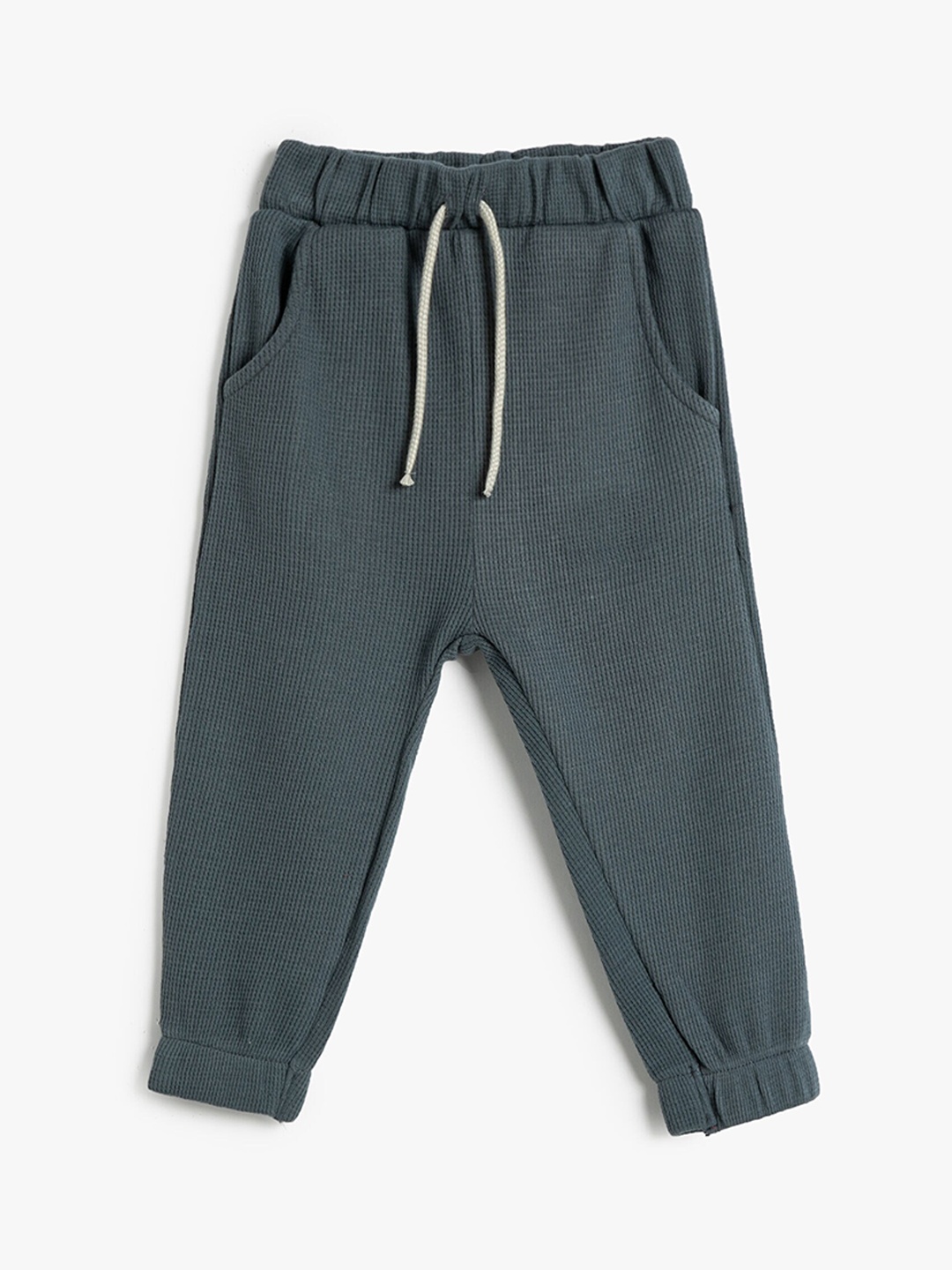 

Koton Infants Regular Fit Mid Rise Pure Cotton Joggers, Blue