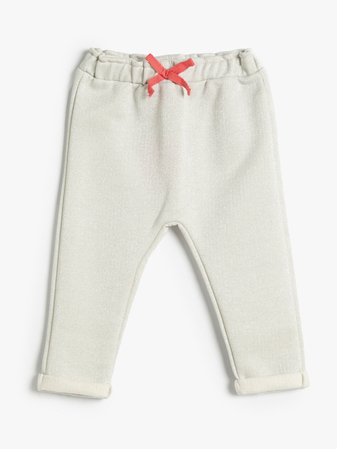 

Koton Girls Mid-Rise Track Pants, Beige